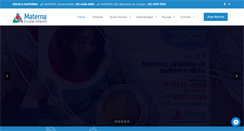 Desktop Screenshot of maternaescola.com.br