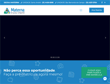 Tablet Screenshot of maternaescola.com.br